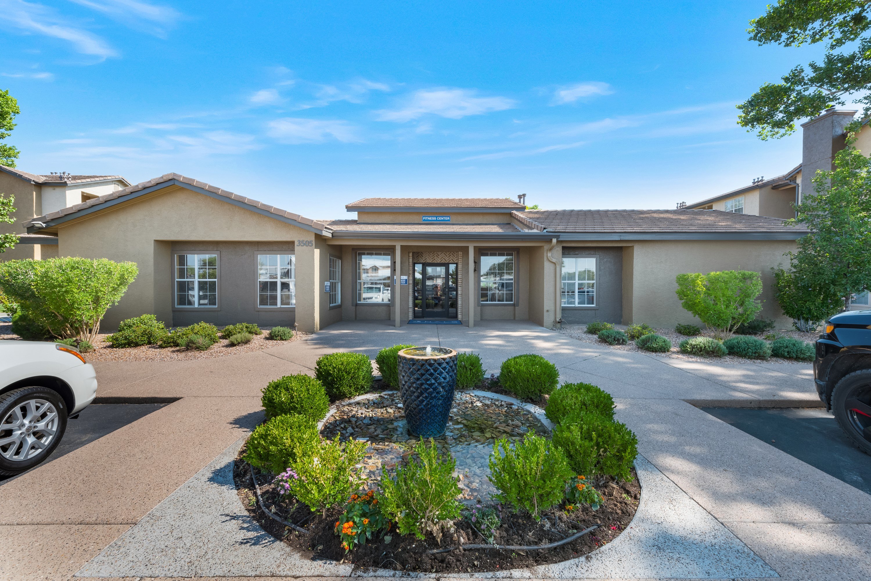 River Walk at Puerta de Corrales Apartments Leasing Office Entrance